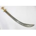Demon Sword Asura Rakshasa Dagger Gold Koftgiri Damascus Steel Blade Handle D28